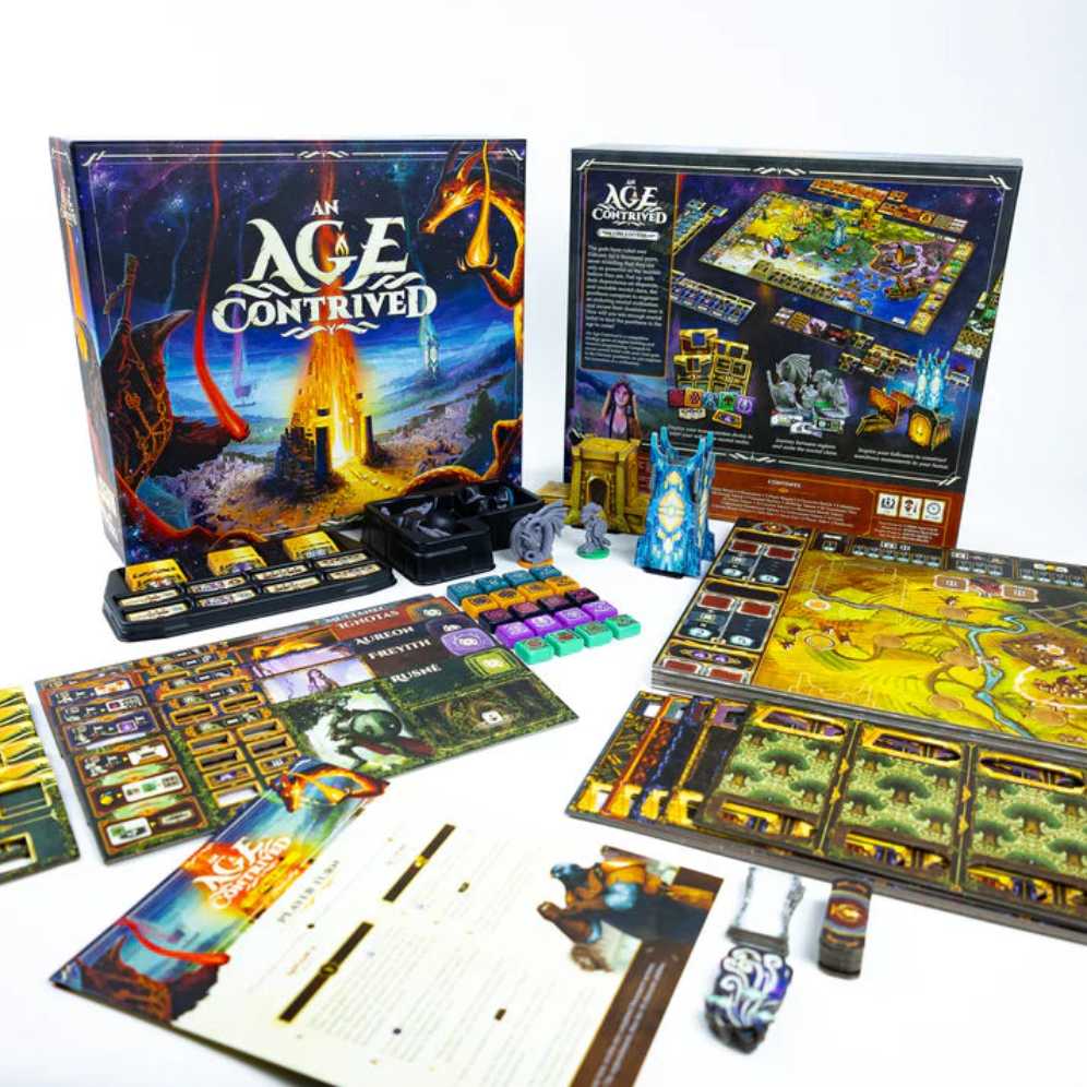 An Age Contrived Kickstarter Founder’s Edition  (1-5) board game collectible [Barcode 669936942817] - Main Image 2