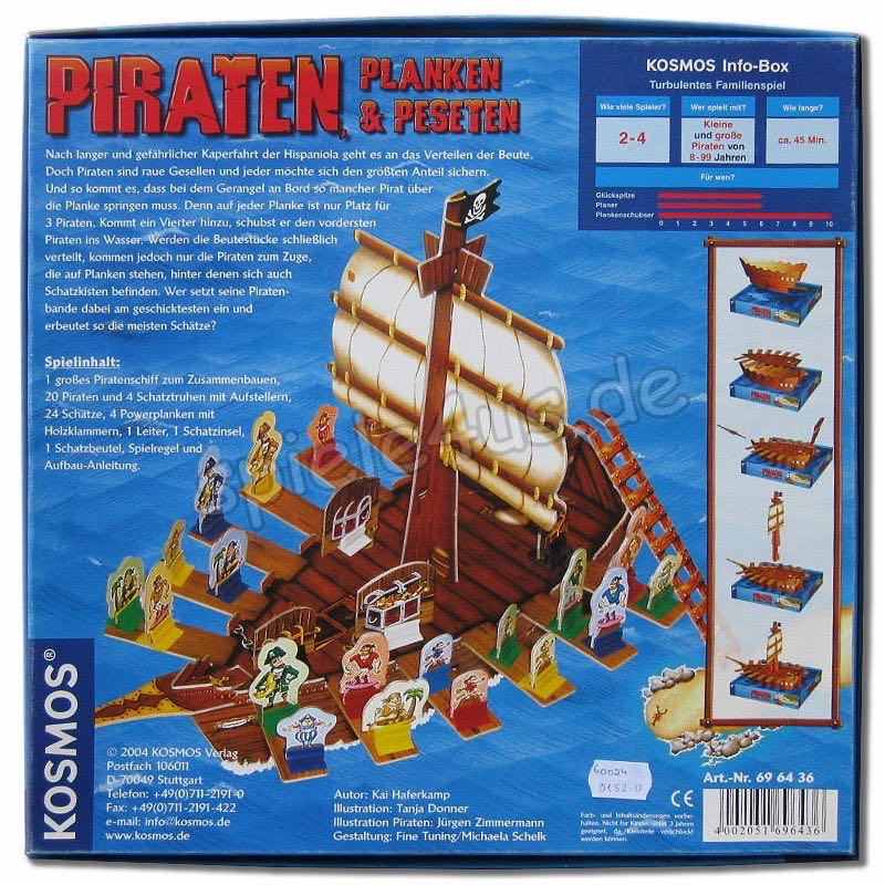 Piraten, Planken & Peseten  (2-4) board game collectible [Barcode 4002051696436] - Main Image 2