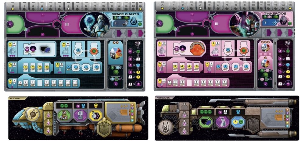 Gaia Project: The Lost Fleet  (1-4) board game collectible [Barcode 850045365349] - Main Image 4
