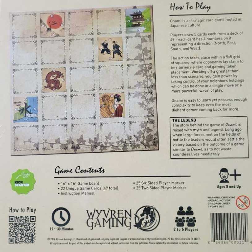 Onami   (2-6) board game collectible - Main Image 2