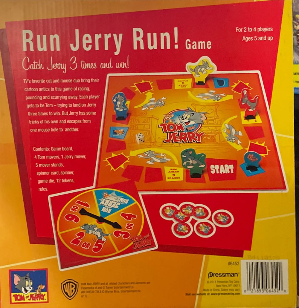 Run Jerry Run  (2-4) board game collectible [Barcode 021853064520] - Main Image 2