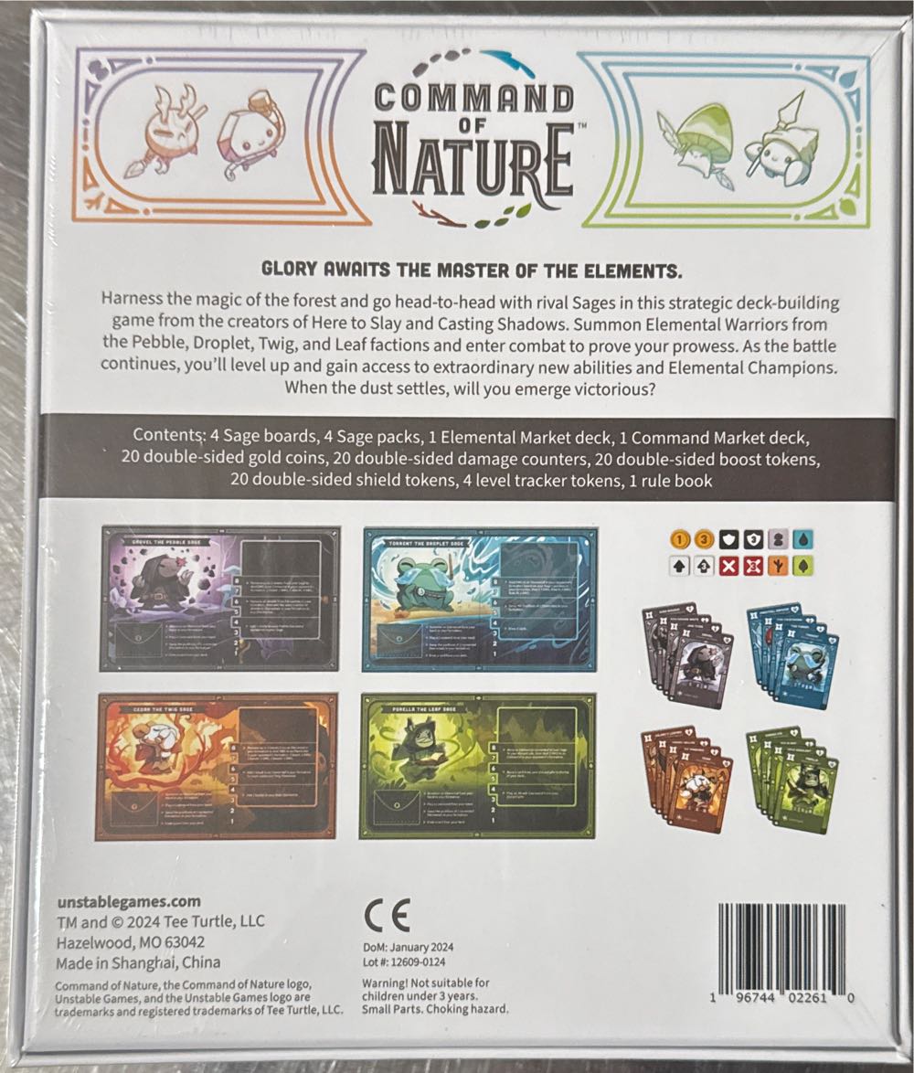 Command Of Nature  (2-4) board game collectible [Barcode 196744022610] - Main Image 3