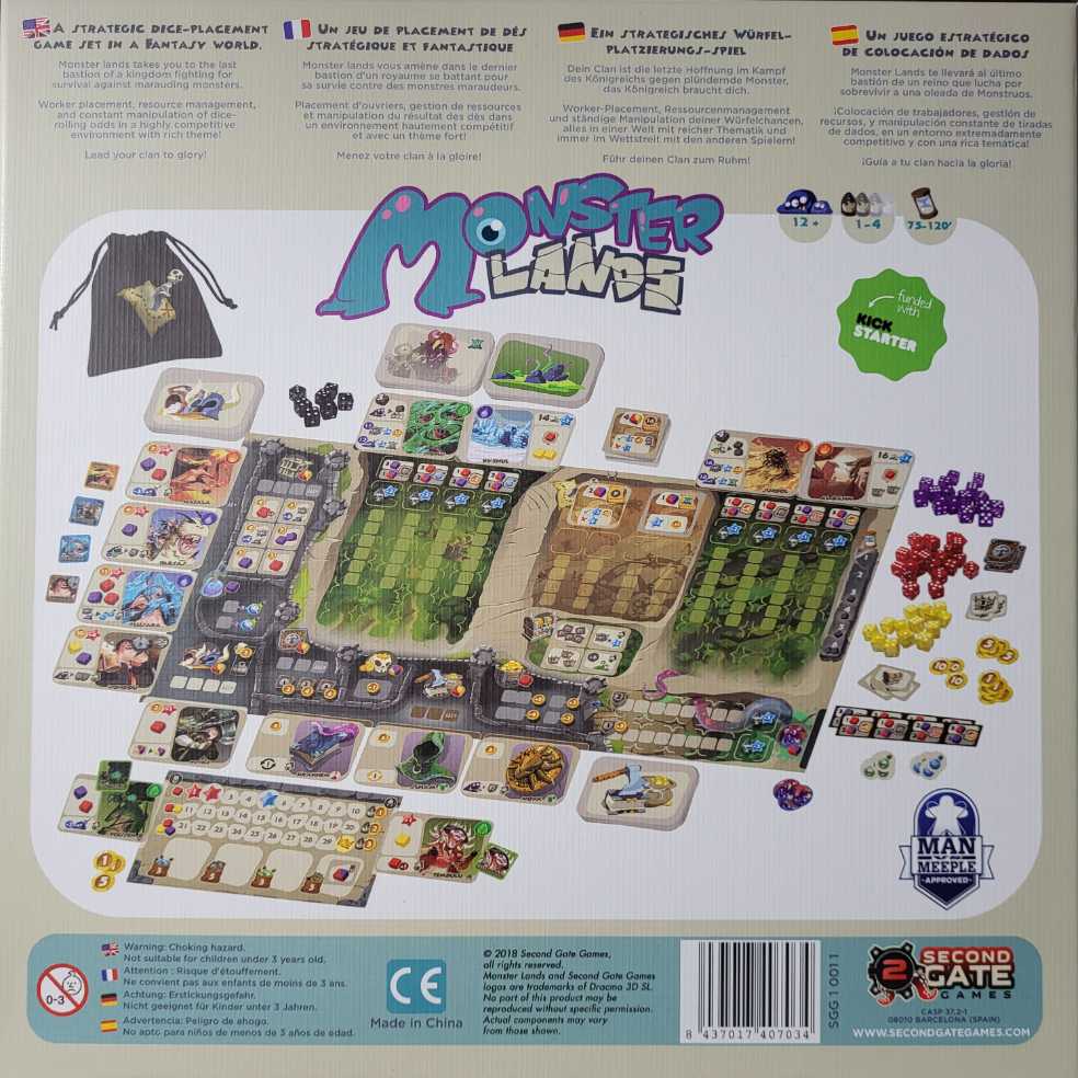 Monster Lands: Monster Edition   (1-4) board game collectible [Barcode 8437017407188] - Main Image 4
