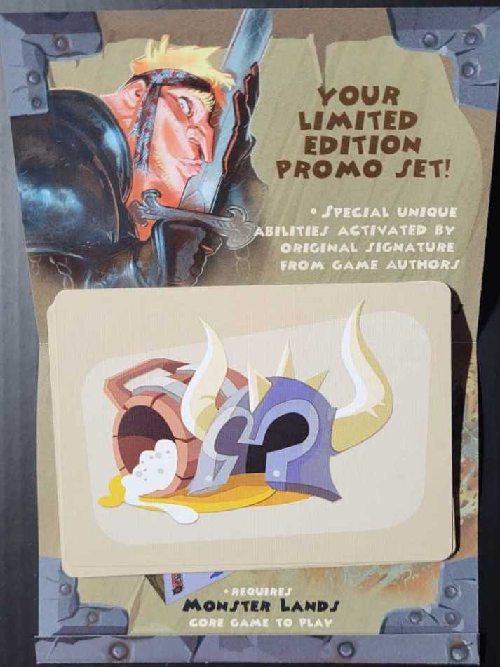 Monster Lands: Limited Edition Hand Signed Promo Set  board game collectible [Barcode 8437017407270] - Main Image 3