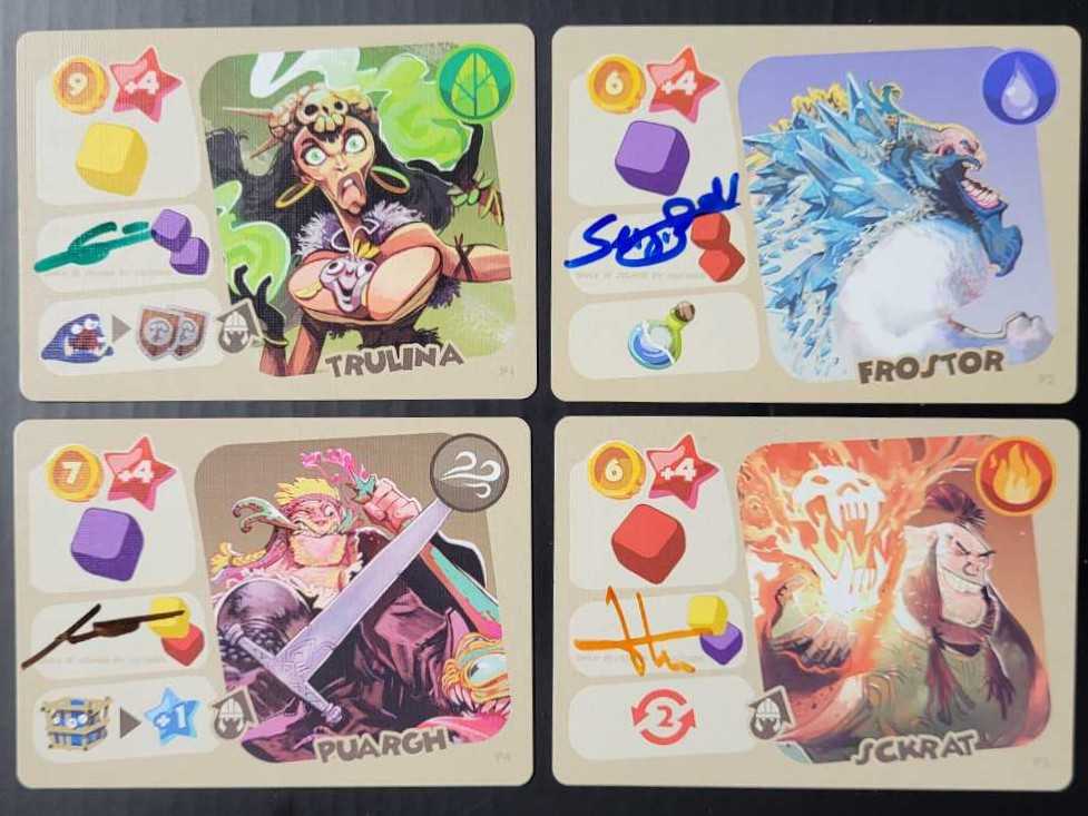 Monster Lands: Limited Edition Hand Signed Promo Set  board game collectible [Barcode 8437017407270] - Main Image 4