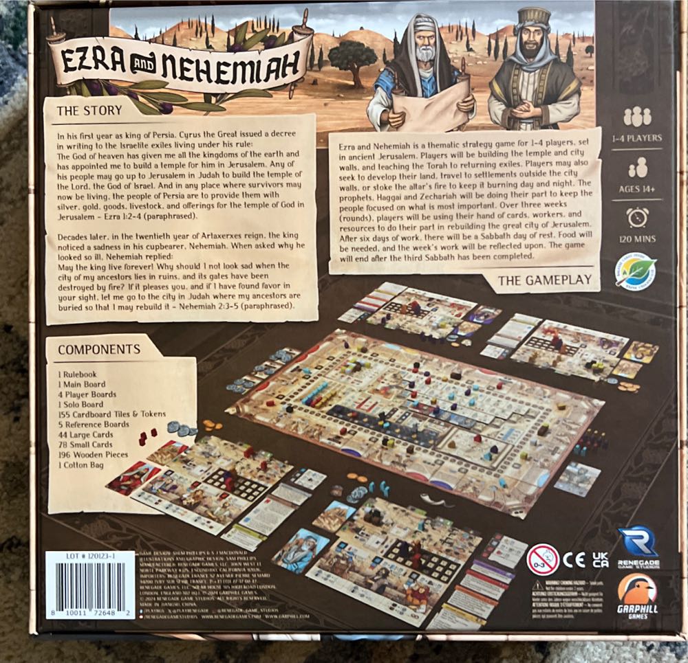 Ezra And Nehemiah  (1-4) board game collectible [Barcode 810011726482] - Main Image 2