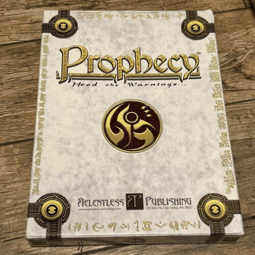 Prophecy Heed The Warnings Rpg Box Set Relentless Publishing  board game collectible [Barcode 744205080015] - Main Image 1