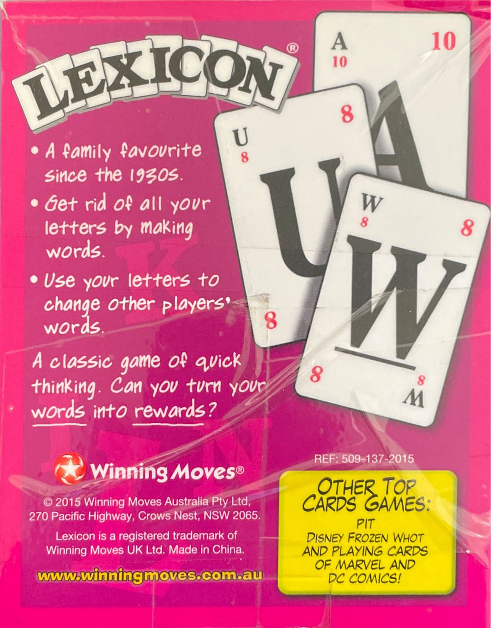 Lexicon Card  board game collectible [Barcode 5053410001193] - Main Image 2