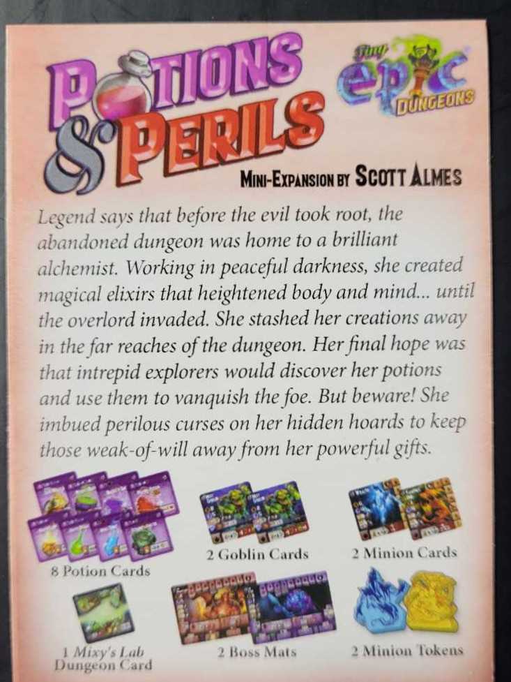 Tiny Epic Dungeons: Potions & Perils  (1-4) board game collectible - Main Image 2