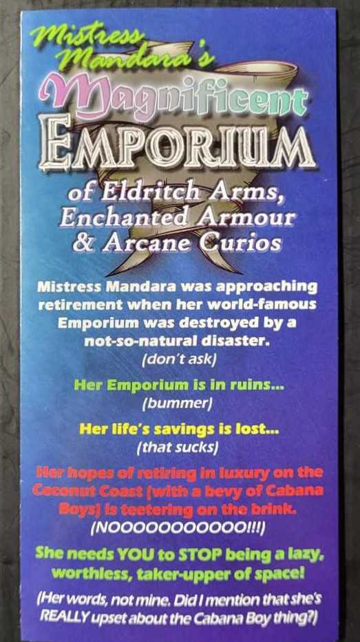 Mistress Mandara’s Magnificent Emporium   (1) board game collectible - Main Image 4