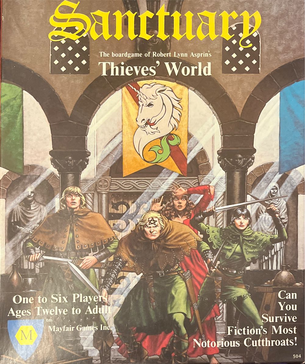 Sanctuary Thieves’ World Boardgame  (One To Six) board game collectible [Barcode 029877005048] - Main Image 2