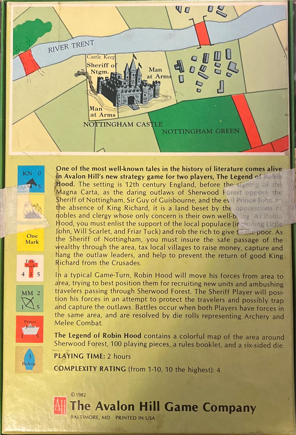 Legend Of Robin Hood, The  (2) board game collectible - Main Image 2