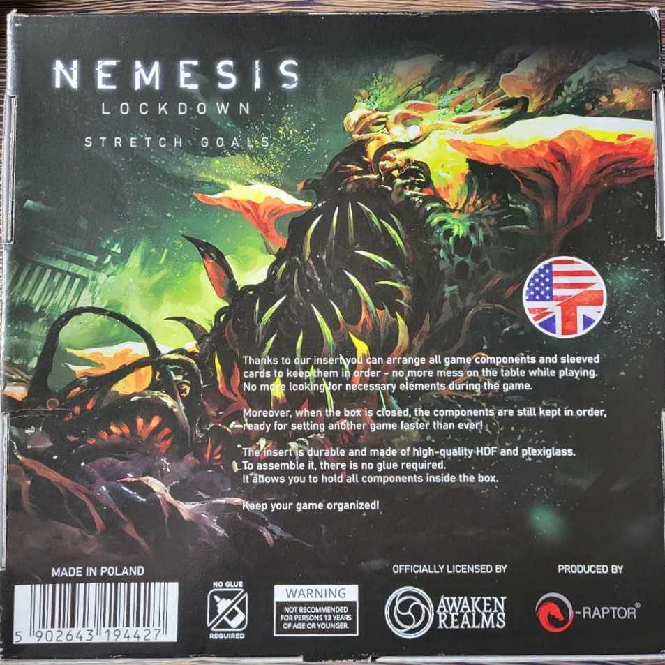 Nemesis Lockdown: Stretch Goals Insert  board game collectible [Barcode 5902643194427] - Main Image 3