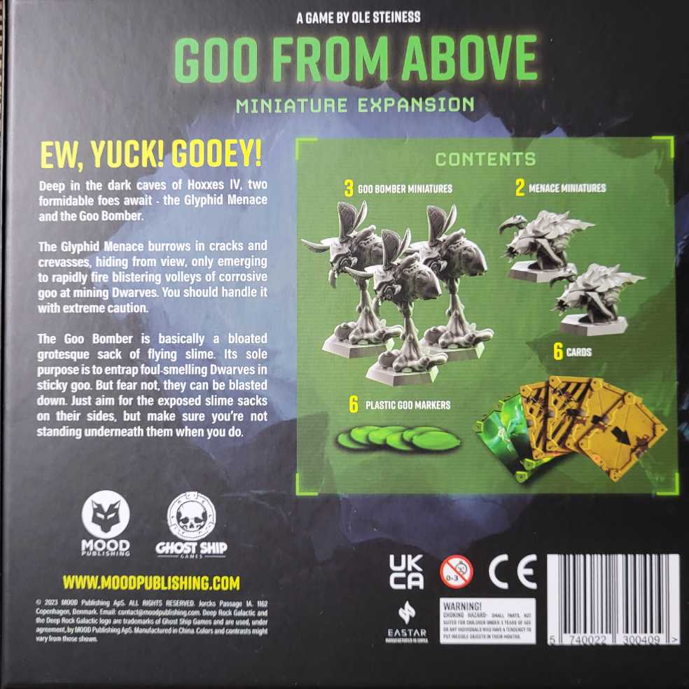 Deep Rock Galactic: Goo From Above  (1-4) board game collectible [Barcode 5740022300409] - Main Image 2