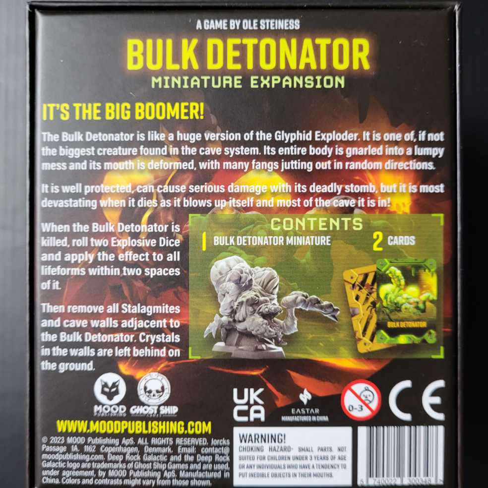 Deep Rock Galactic: Bulk Detonator  (1-4) board game collectible [Barcode 5740022300348] - Main Image 2