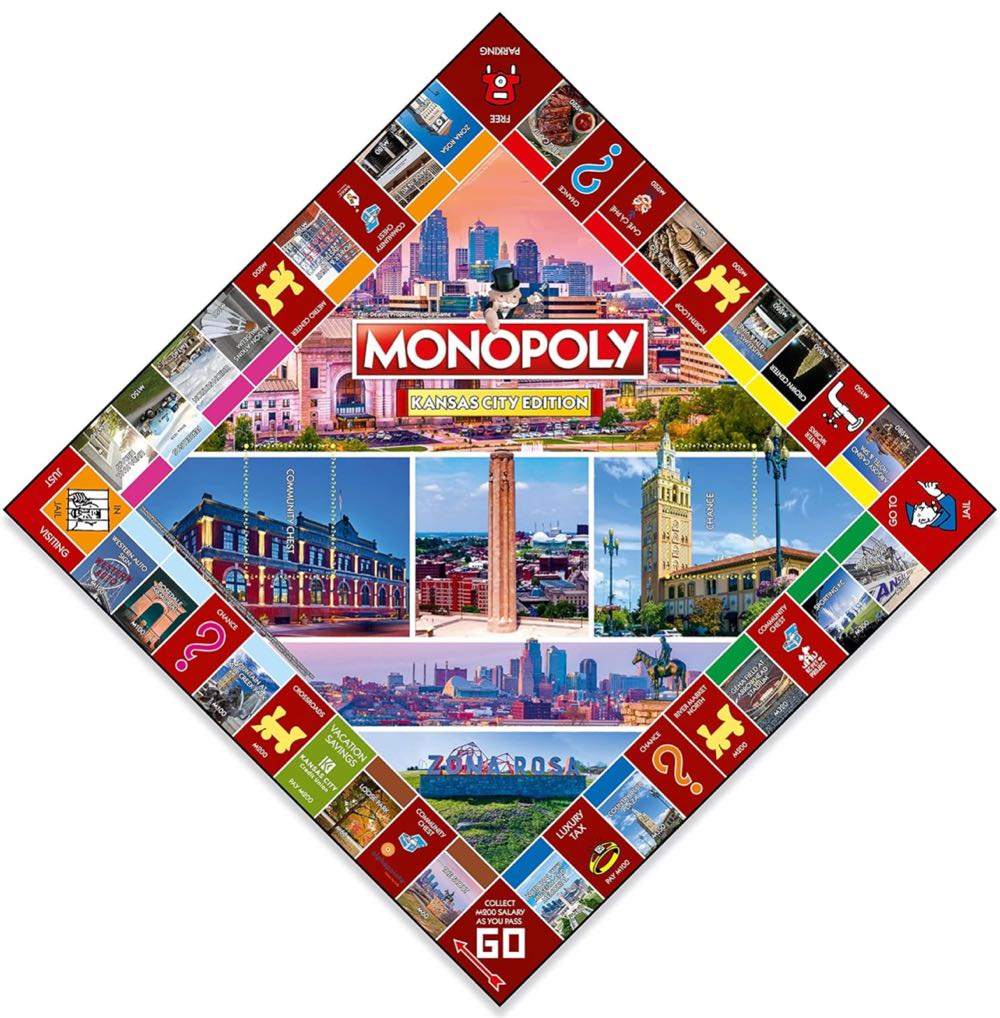 Monopoly - Kansas City  (2 To 6) board game collectible [Barcode 885996005570] - Main Image 2