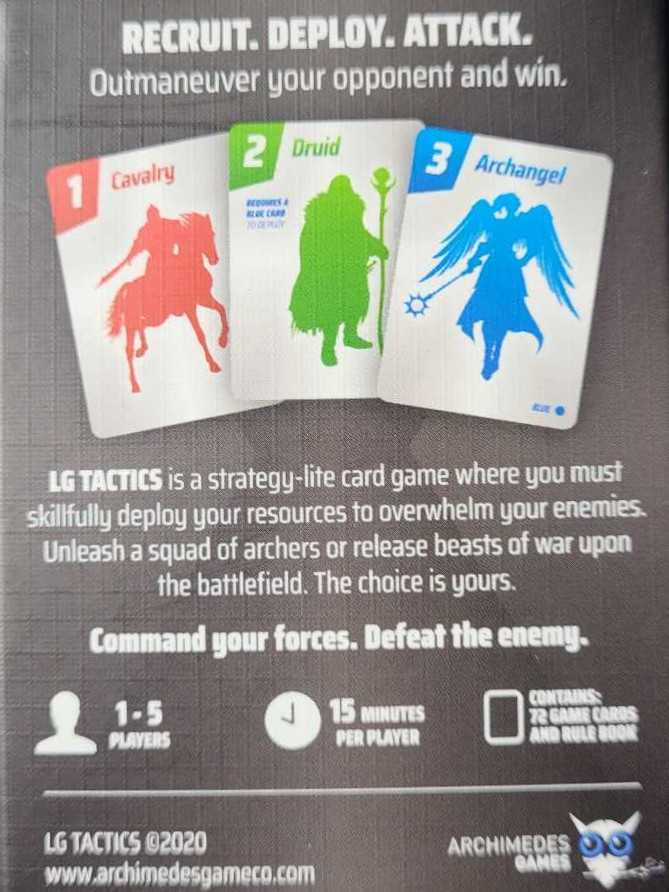 LG Tactics  (1-5) board game collectible - Main Image 2