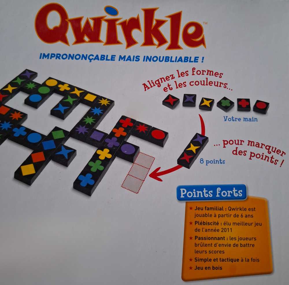 Qwirkle  (2-4) board game collectible [Barcode 3760175510052] - Main Image 2