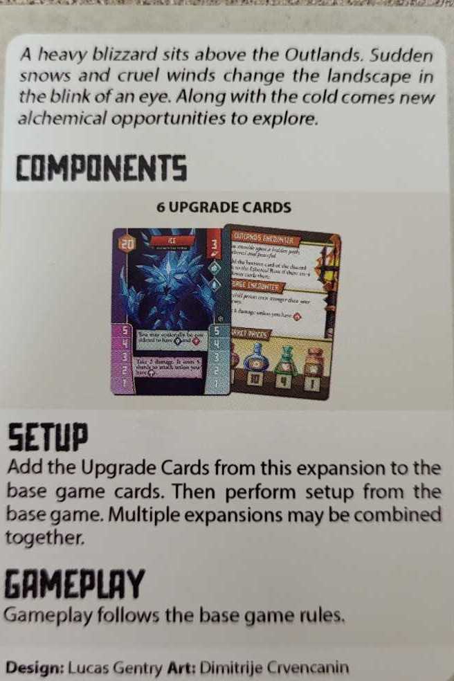 Fantasy Form: Frozen Over  (1) board game collectible - Main Image 2