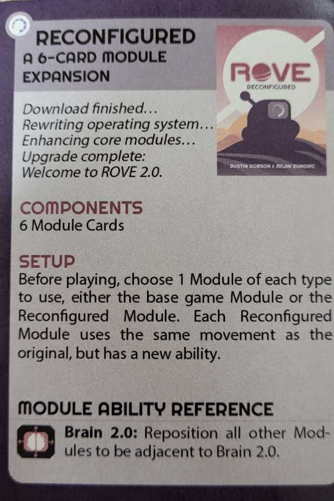 ROVE: Reconfigured  (1) board game collectible - Main Image 2
