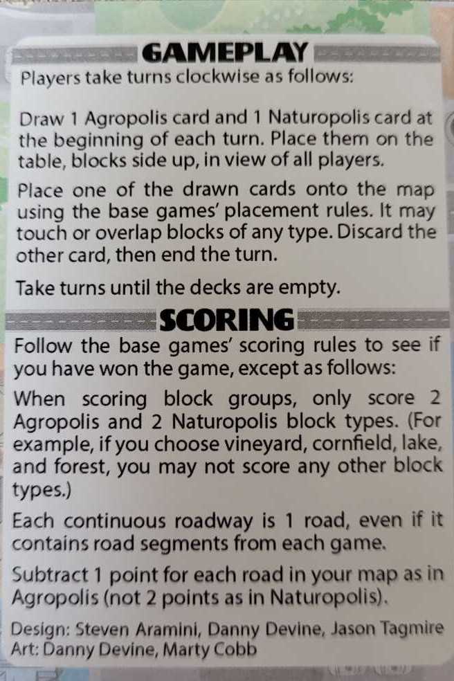 Combopolis III  (1-4) board game collectible - Main Image 2