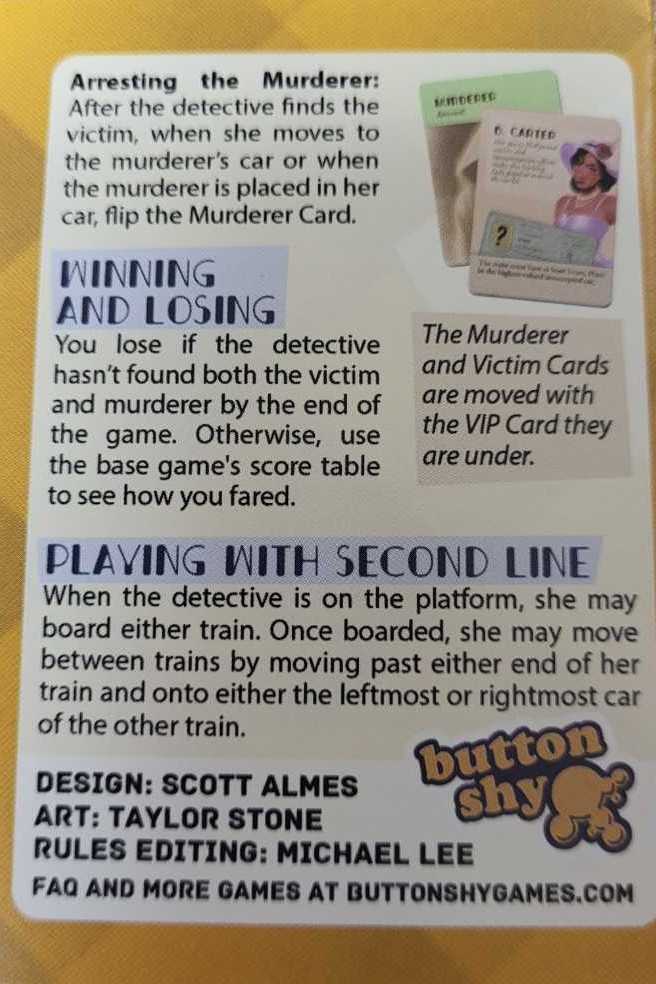 The Royal Limited: Murder On Board  (1) board game collectible - Main Image 2