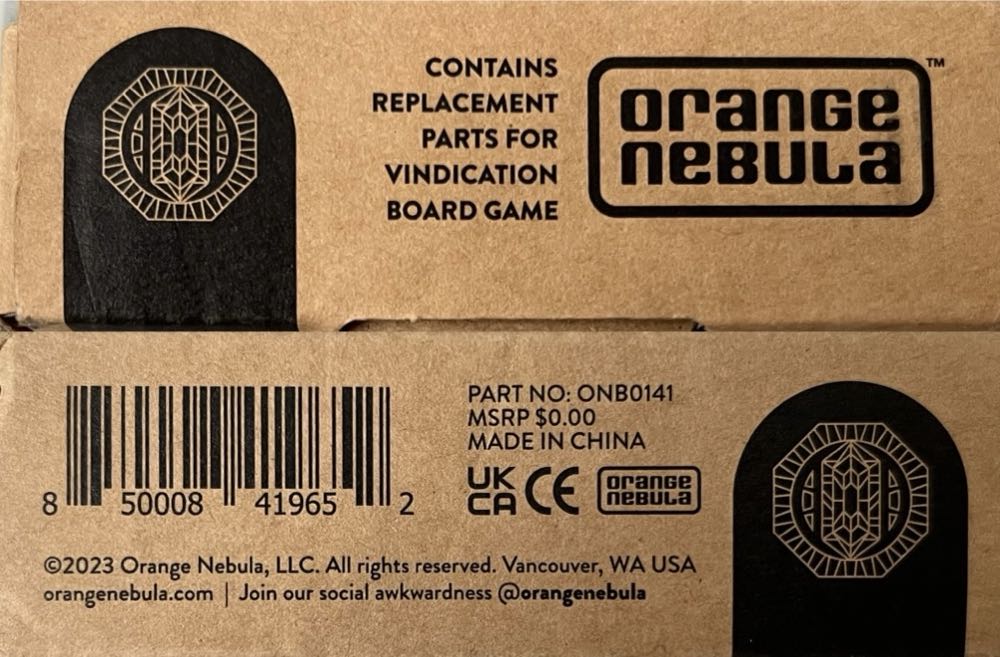 Vindication: Rectification Kit  (1-5) board game collectible [Barcode 850008419652] - Main Image 2