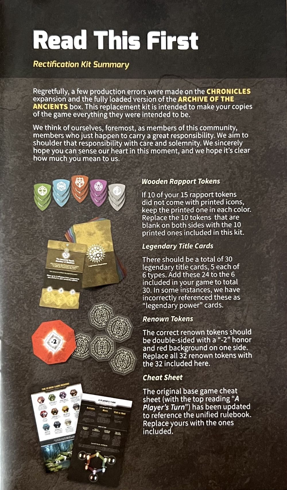 Vindication: Rectification Kit  (1-5) board game collectible [Barcode 850008419652] - Main Image 3