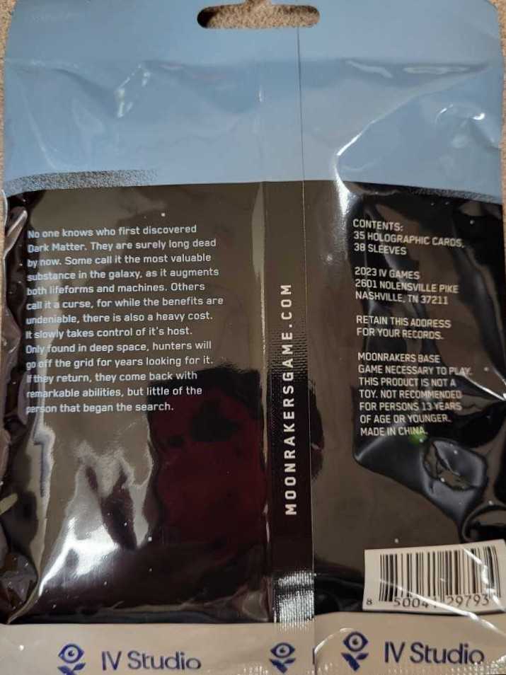 Moonrakers: Dark Matter  board game collectible [Barcode 850041297934] - Main Image 2