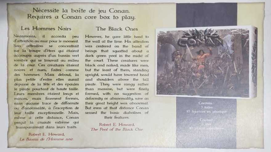 Conan: Black Ones  board game collectible [Barcode 3770000010695] - Main Image 2