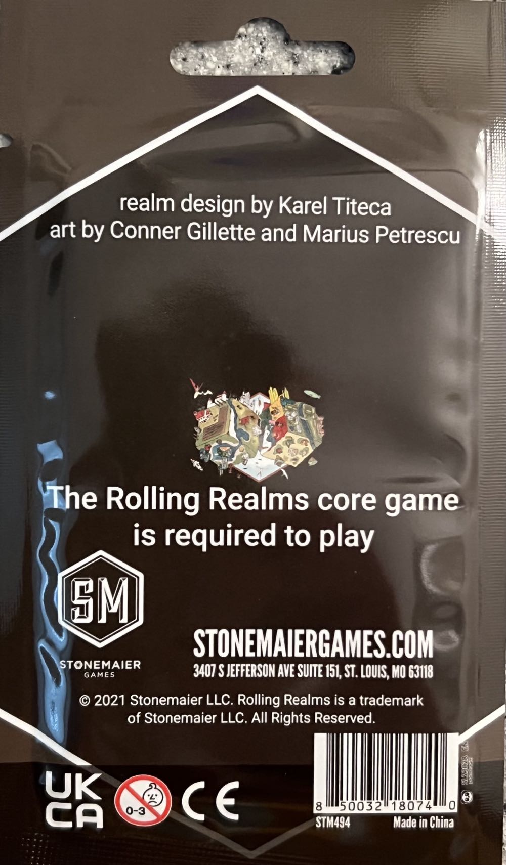 Rolling Realms - Stamp Swap  board game collectible [Barcode 850032180740] - Main Image 2