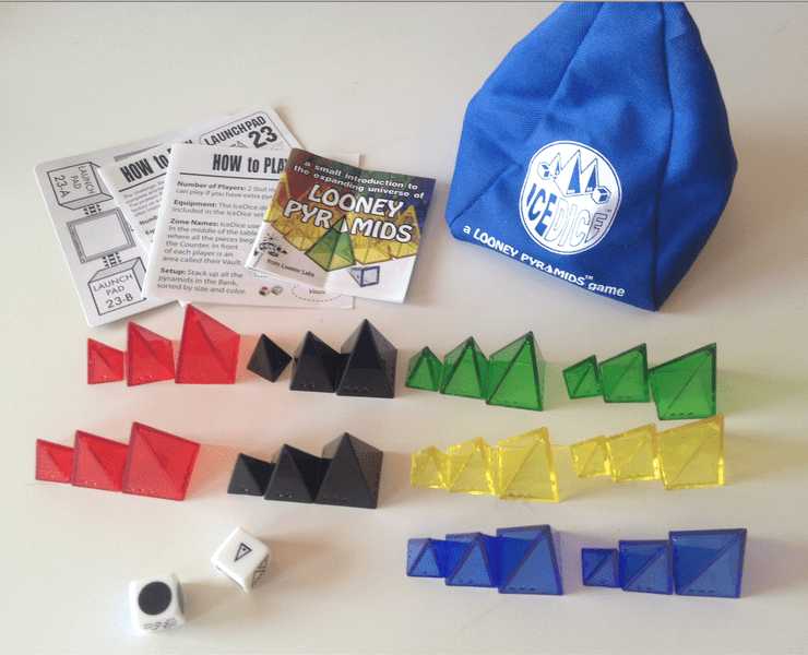 Looney Pyramids: Dice  (2-4) board game collectible - Main Image 2