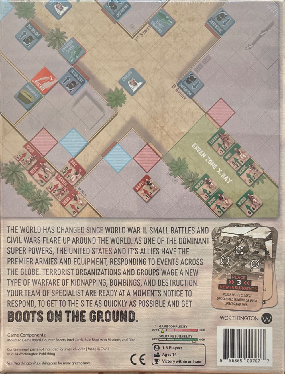 Boots On The Ground  (1-3) board game collectible [Barcode 856565007677] - Main Image 2