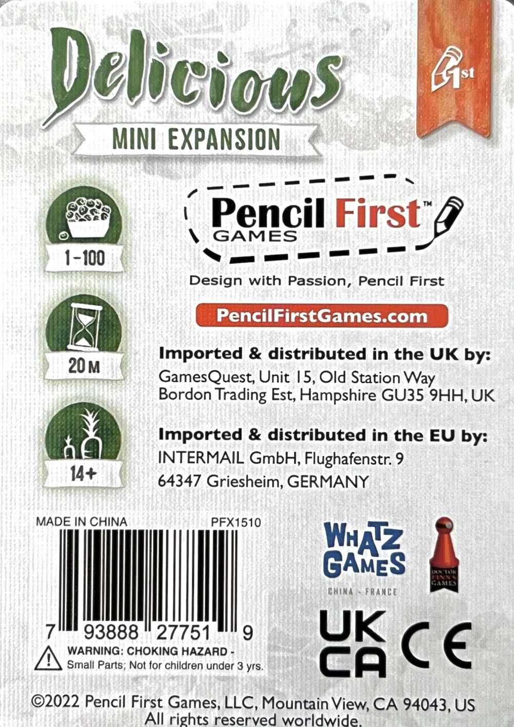 Delicious: Community Garden  (1-100) board game collectible [Barcode 793888277519] - Main Image 2