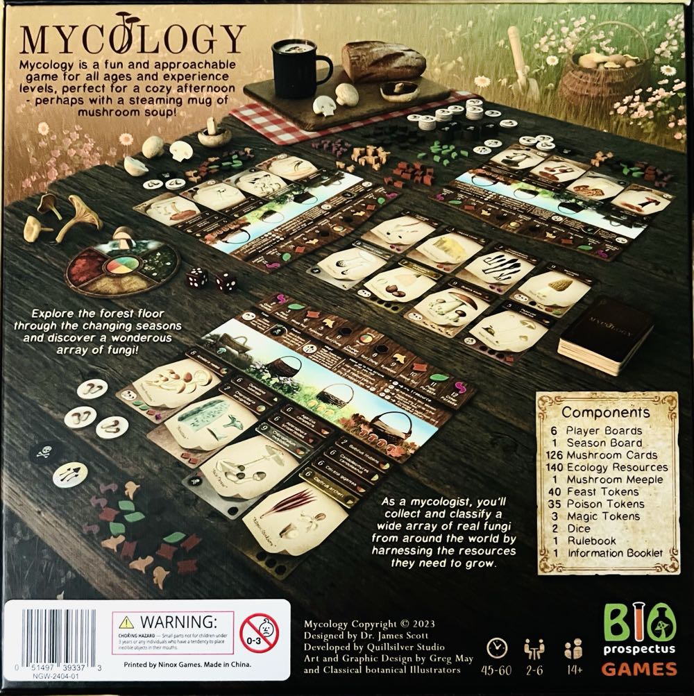 Mycology  (2-6) board game collectible [Barcode 051497393373] - Main Image 2