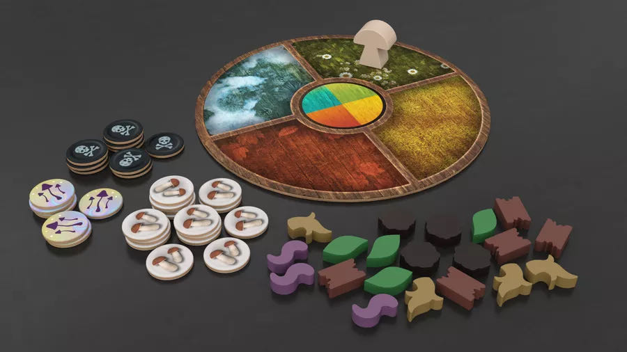 Mycology  (2-6) board game collectible [Barcode 051497393373] - Main Image 3