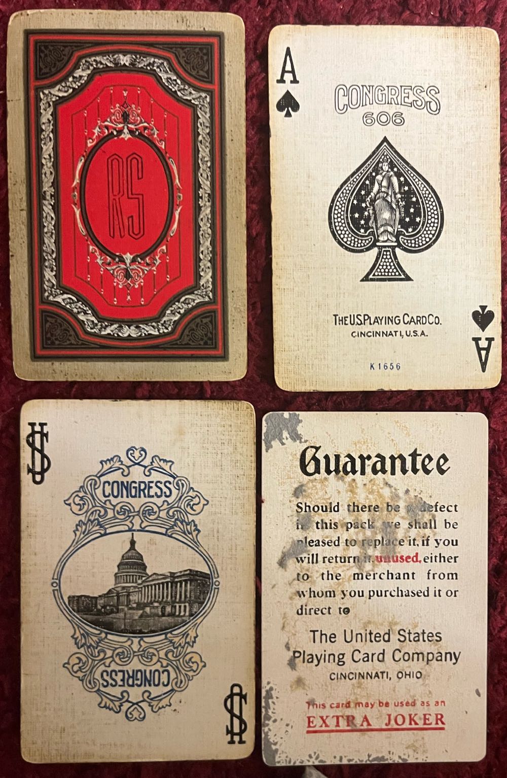 Congress 606 Bridge Grey Box   board game collectible - Main Image 3