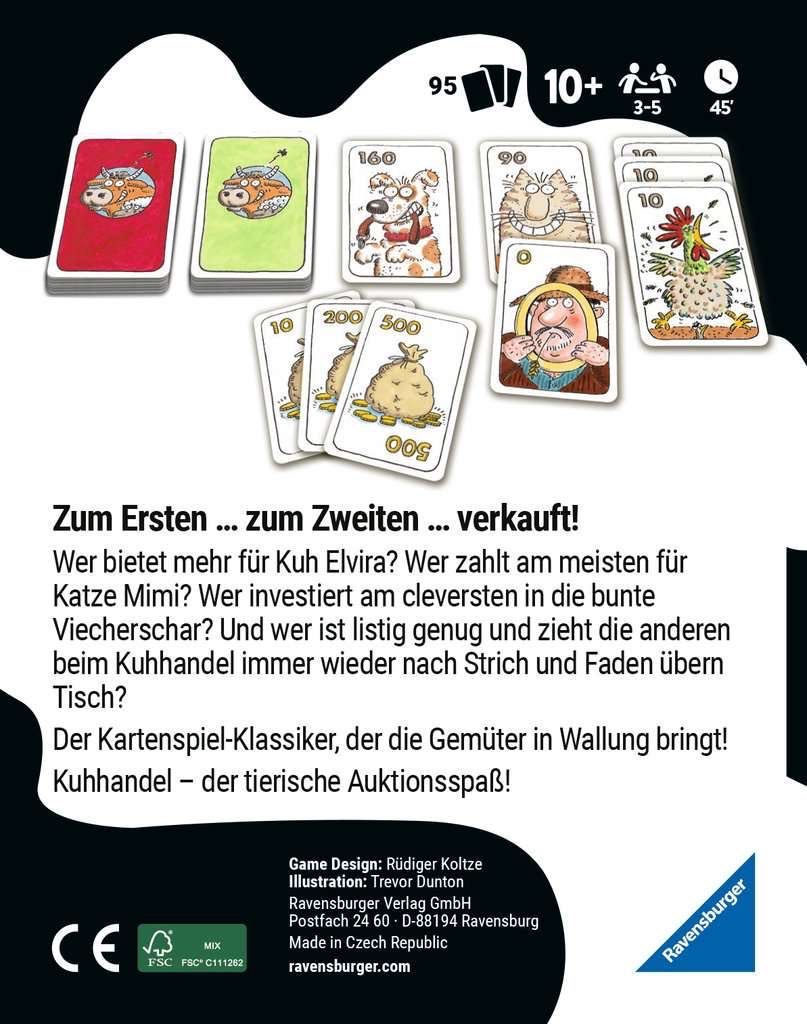 Kuhhandel - Bieten, bluffen & gewinnen  (3-5) board game collectible [Barcode 4005556207534] - Main Image 2