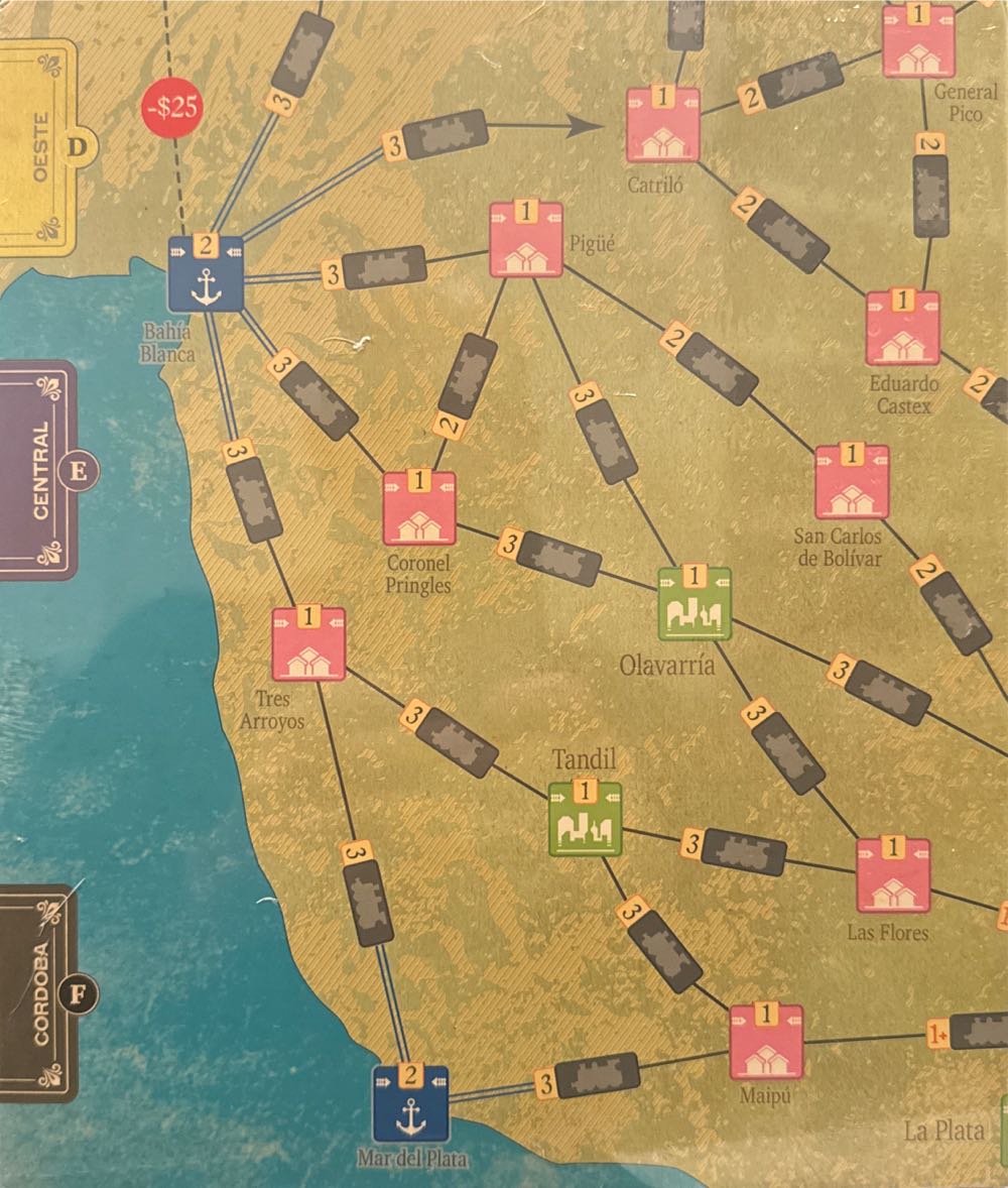 Age Of Rail: Allegheny & La Pampa  board game collectible [Barcode 850045365363] - Main Image 2