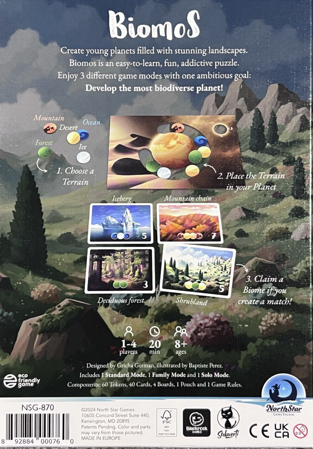 Biomos  (1 2 3 4) board game collectible [Barcode 892884000760] - Main Image 2