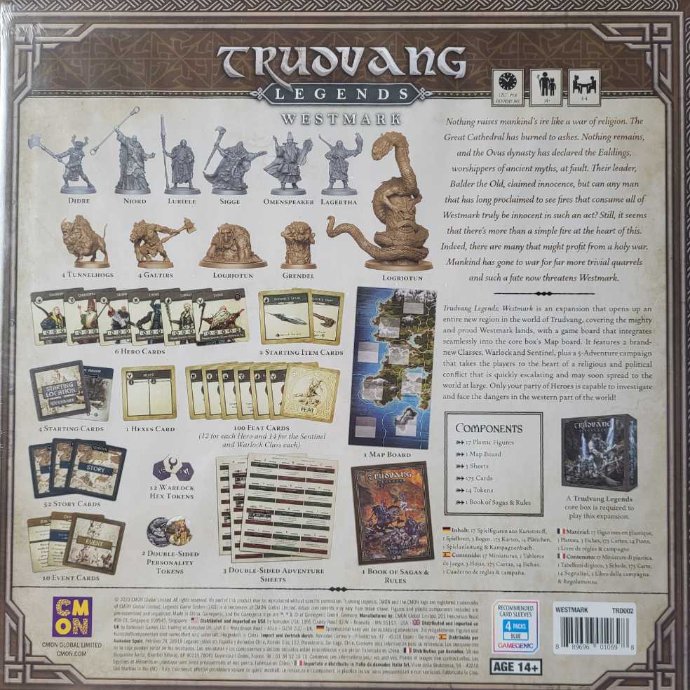 Trudvang Legends: Westmark  board game collectible [Barcode 889696010698] - Main Image 2