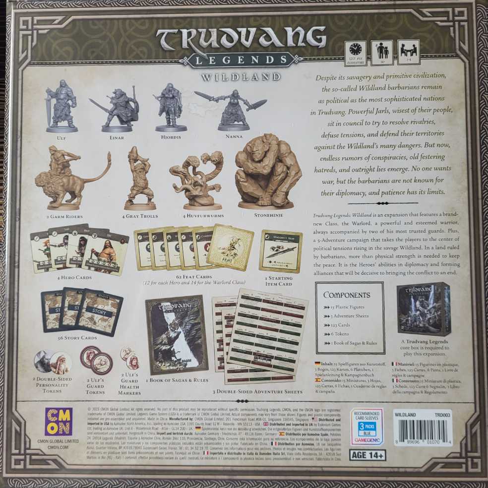 Trudvang Legends: Wildland   board game collectible [Barcode 889696010704] - Main Image 2