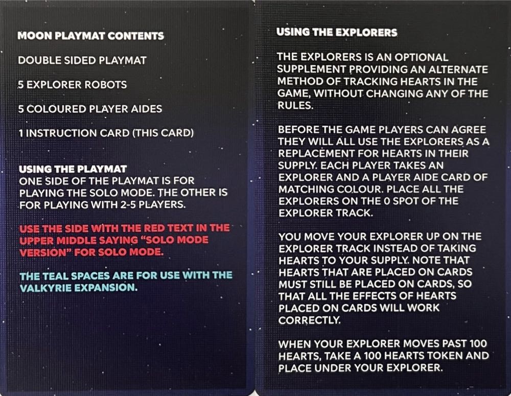 Moon: Playmat  (1-5) board game collectible [Barcode 5065018812033] - Main Image 4