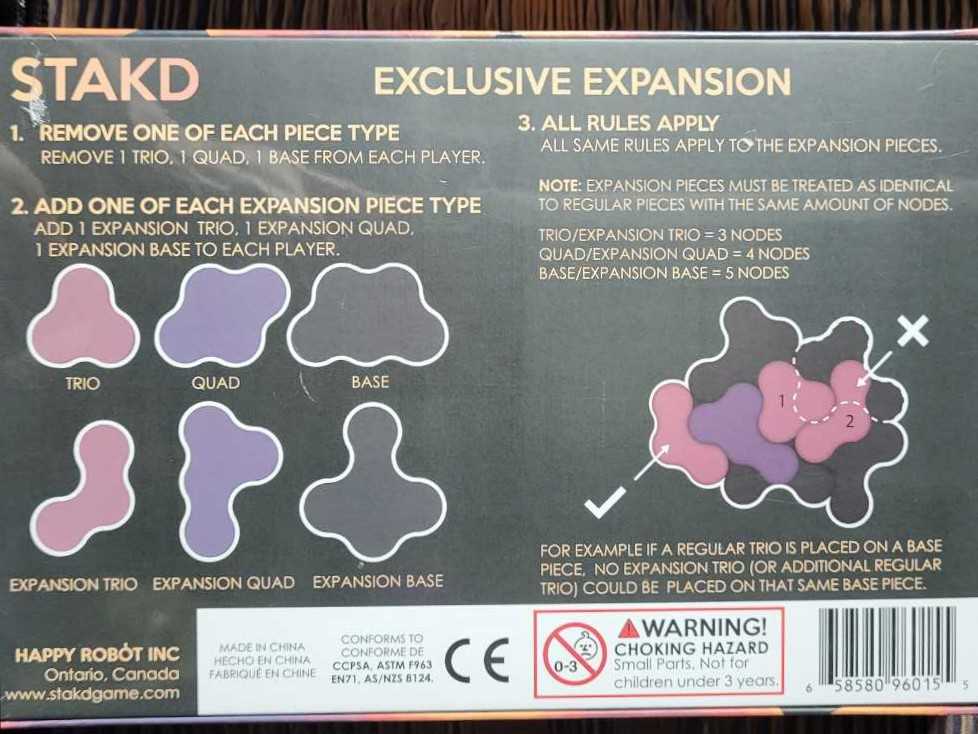 Stakd Expansion   board game collectible [Barcode 658580960155] - Main Image 2