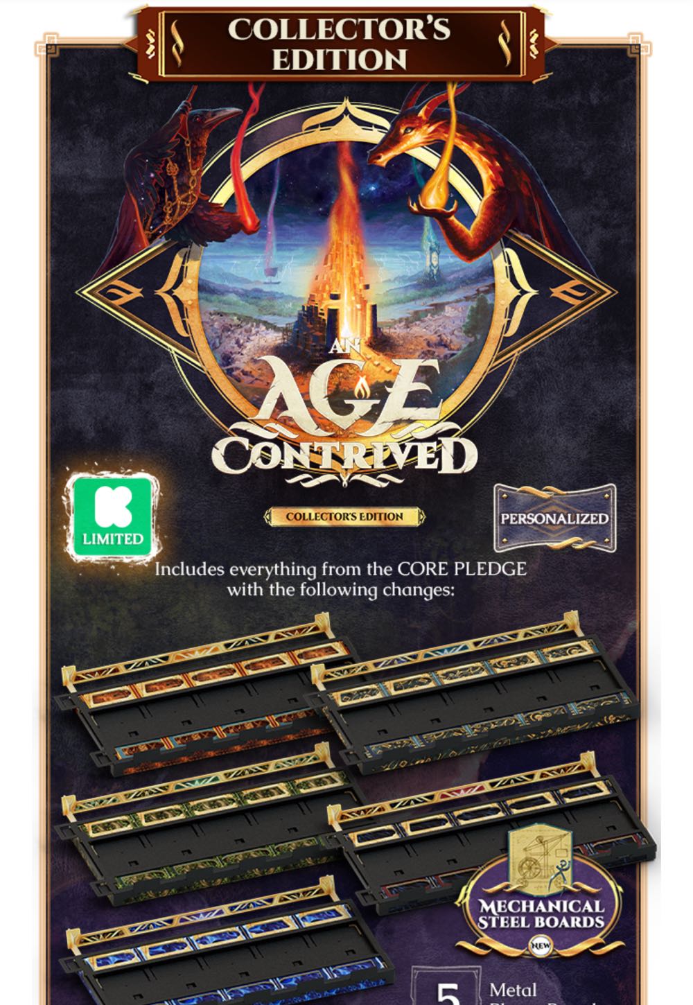 An Age Contrived (Collector’s Edition)  (1 2 3 4 5) board game collectible [Barcode 669936942800] - Main Image 4