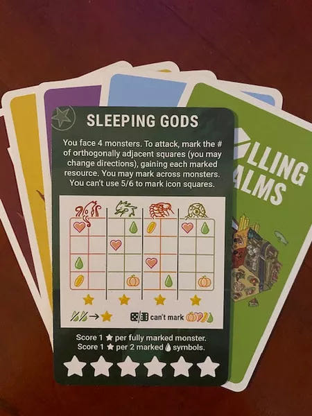 Rolling Realms - Sleeping Gods  board game collectible [Barcode 850032180399] - Main Image 3