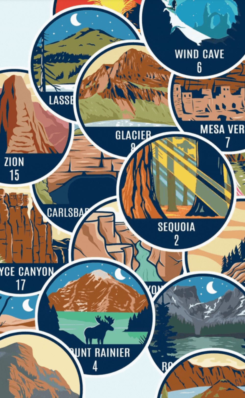 Lucky Bears National Parks Game  (2) board game collectible [Barcode 198168405079] - Main Image 3