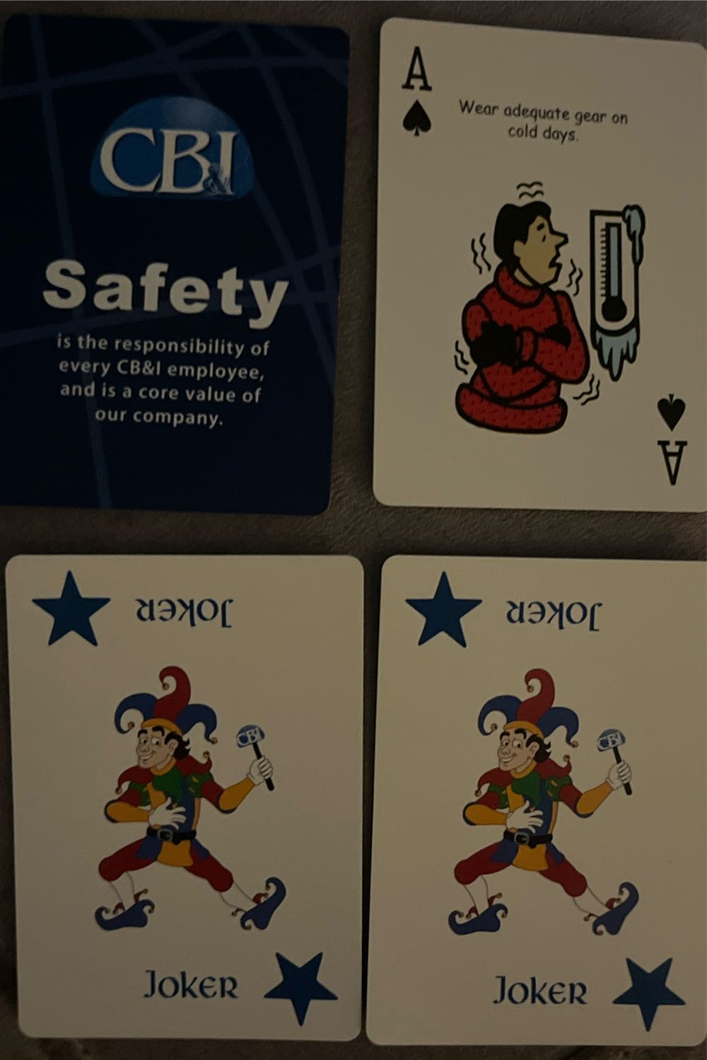 CB&I Safety Blue  board game collectible - Main Image 2