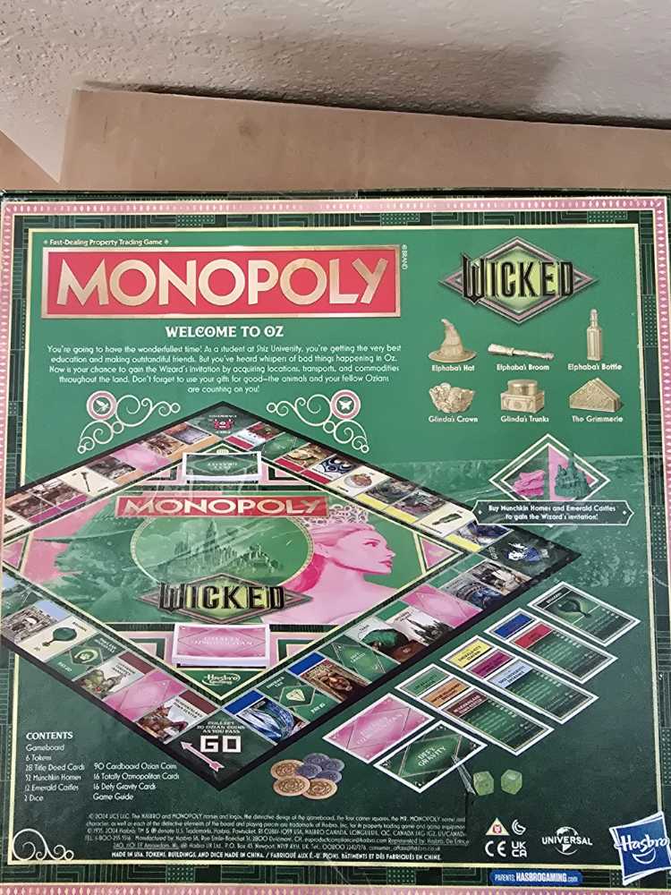 Monopoly Wicked  (2-6) board game collectible [Barcode 5010996306777] - Main Image 2