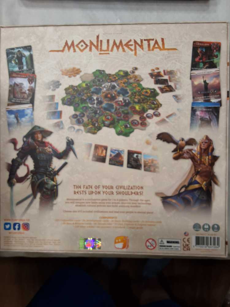 Monumental  board game collectible [Barcode 3770019647264] - Main Image 2